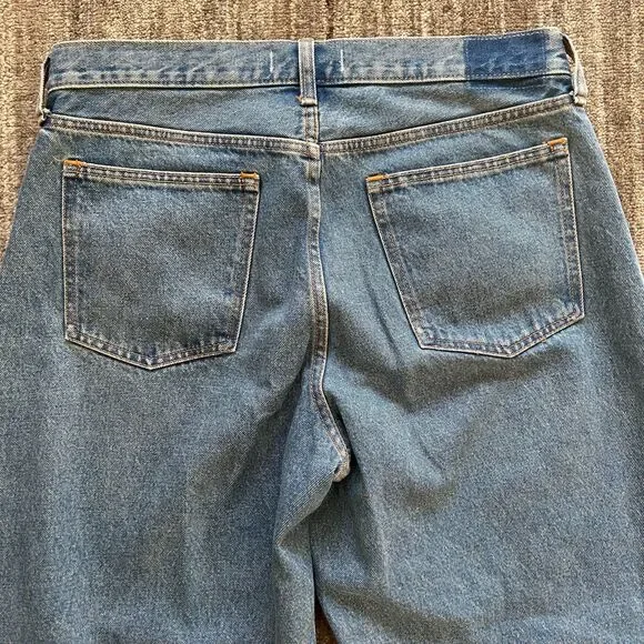 Abercrombie and Fitch Curve Love Mid Rise Barrel Jean,  30 Long - Picture 9 of 10